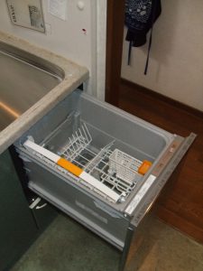 サンウェーブ　トップオープン食器洗浄機　取替えリフォーム